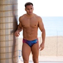 Slip de natación /waterpolo de Hombre de 14 ctms de cadera Orion