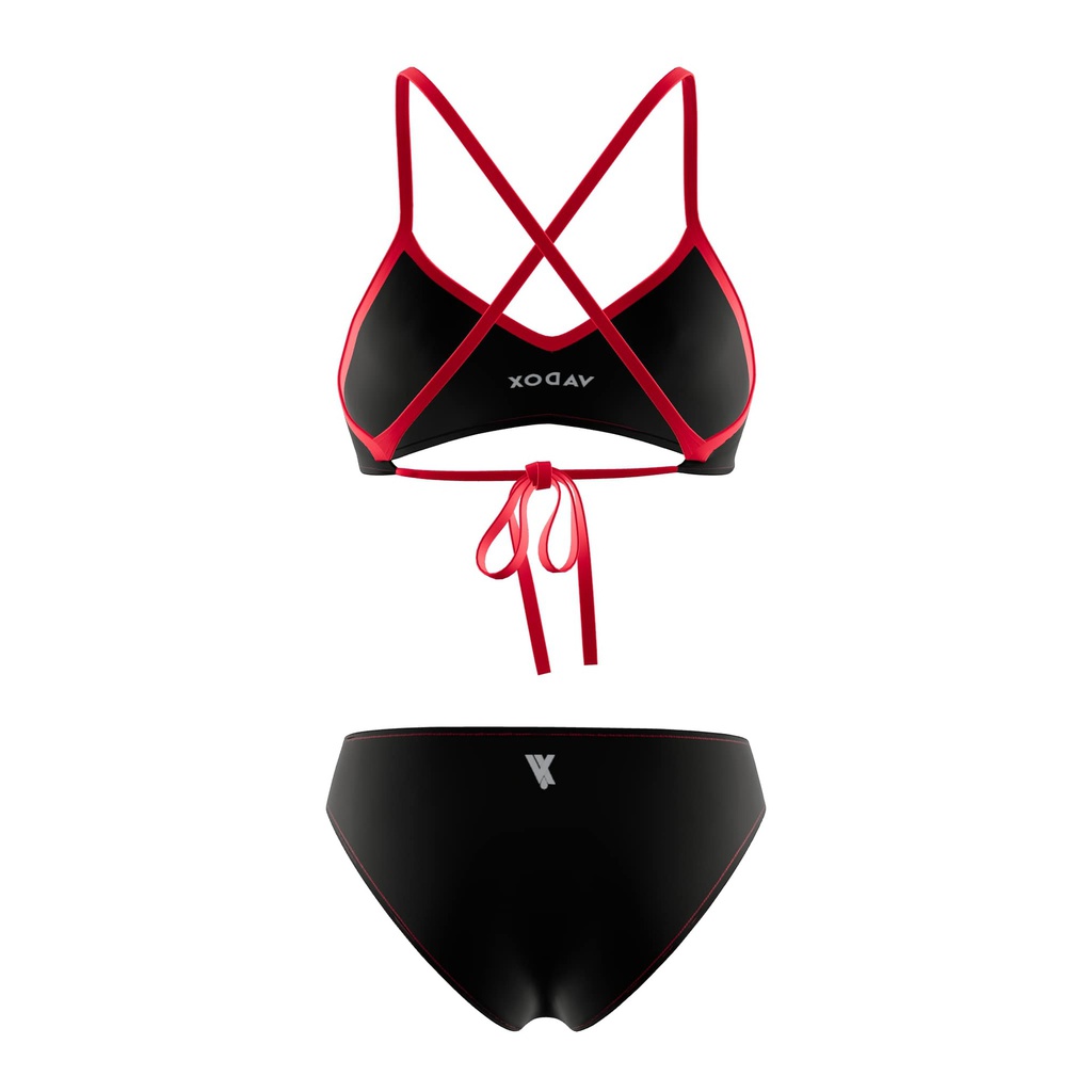 Vadox Bañador Entrenamiento Mujer Bikini Janet Black