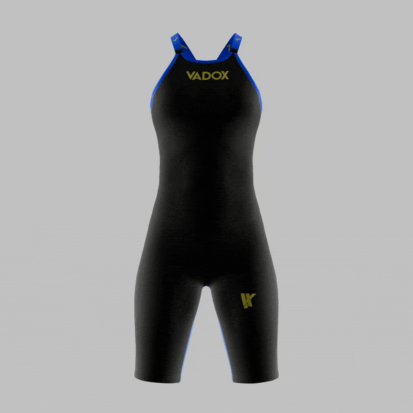 Vadox Bañador Competicion Mujer F14 Closed Back Black-Royal