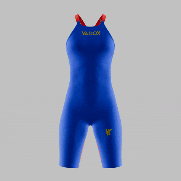 Vadox Bañador Competicion Mujer F14 Closed Back Royal-Red