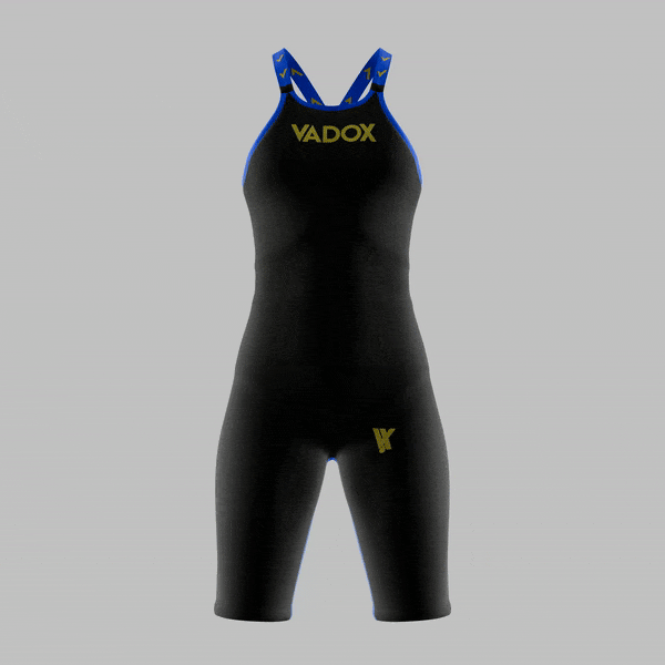 Vadox Bañador Competicion Mujer F14 Open Back Black-Royal