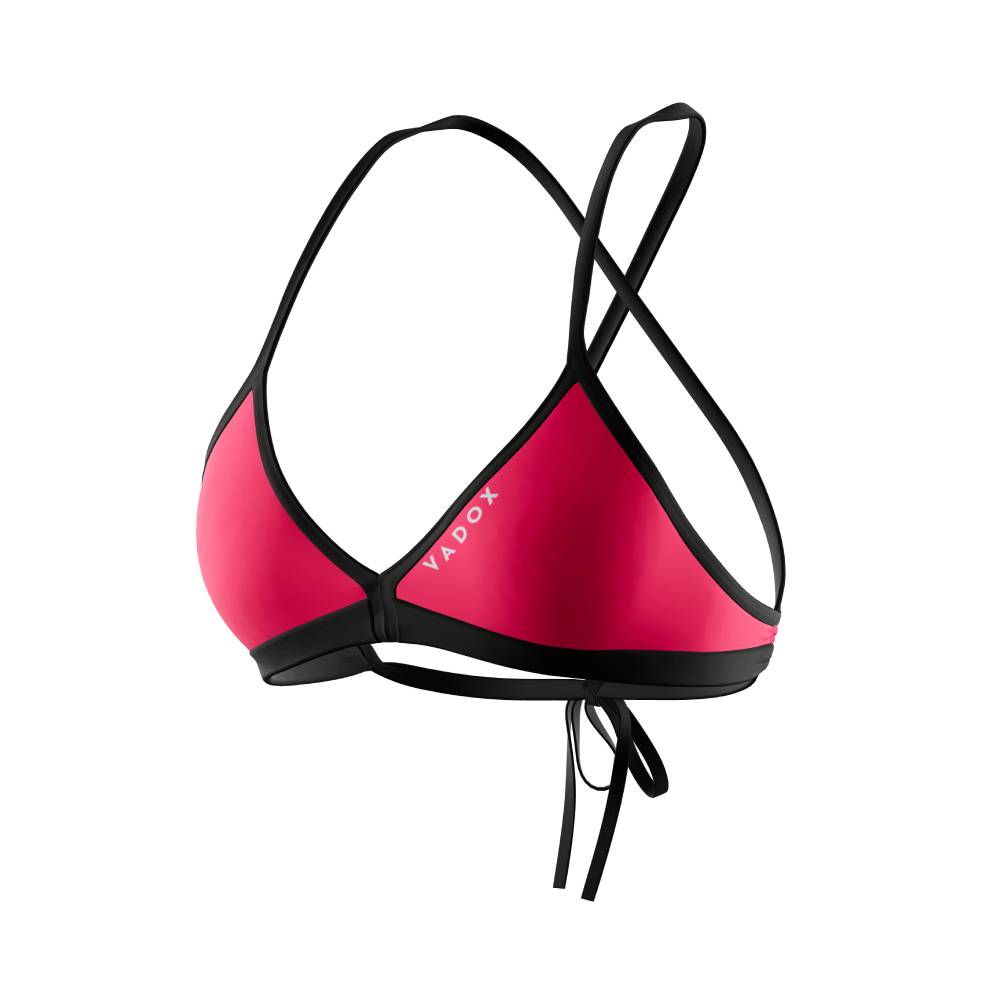 Vadox Top Bikini Natación TRIANGLES RED PEPPER