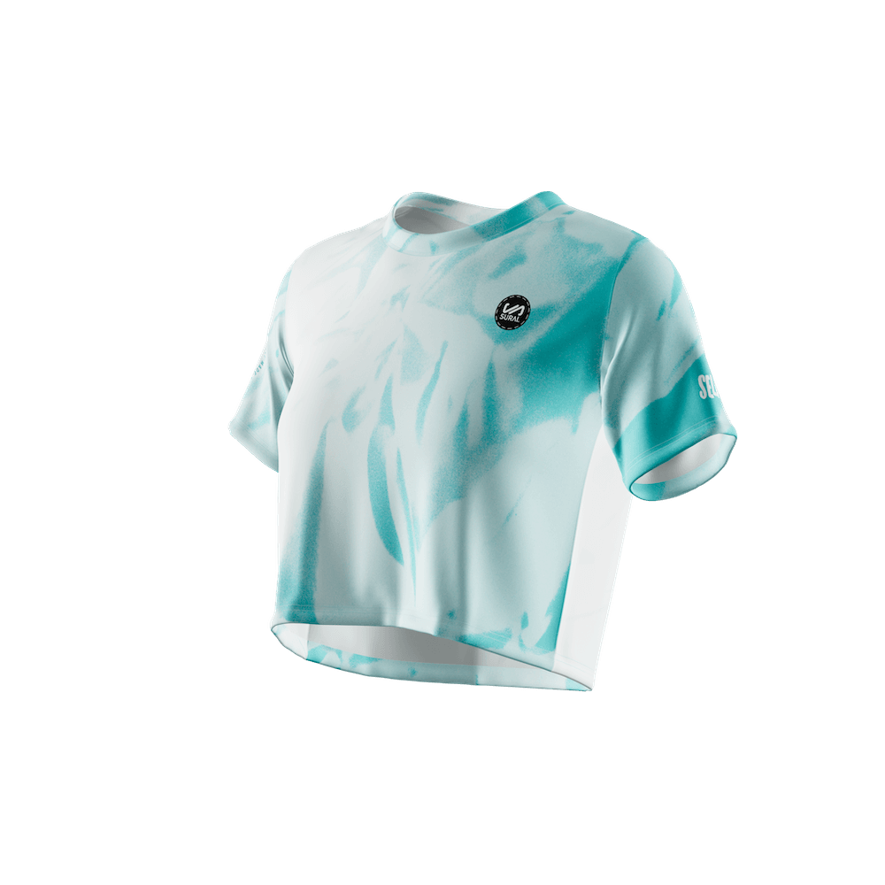 Camiseta Crop Top Manga corta Mujer XFIT