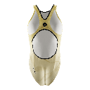 Bañador Natación Mujer Tirante Ancho YELLOW DYE