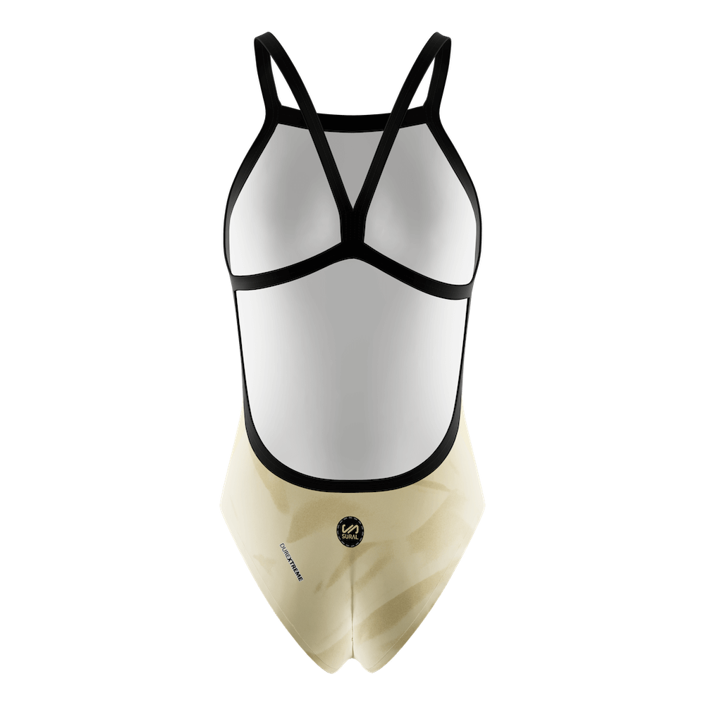 Bañador de Mujer Tirante Estrecho YELLOW DYE