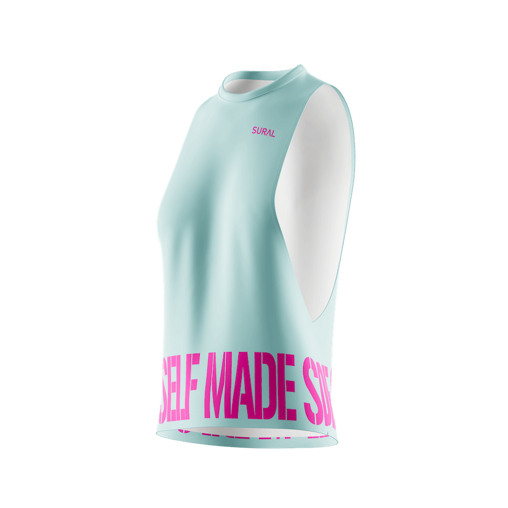 Camiseta Mujer Tirantes XFIT ROM-W LOGO SELF MADE