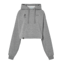 HYBRID MAMUT -Sudadera Crop Top Cotton Capucha Woman - NOVA