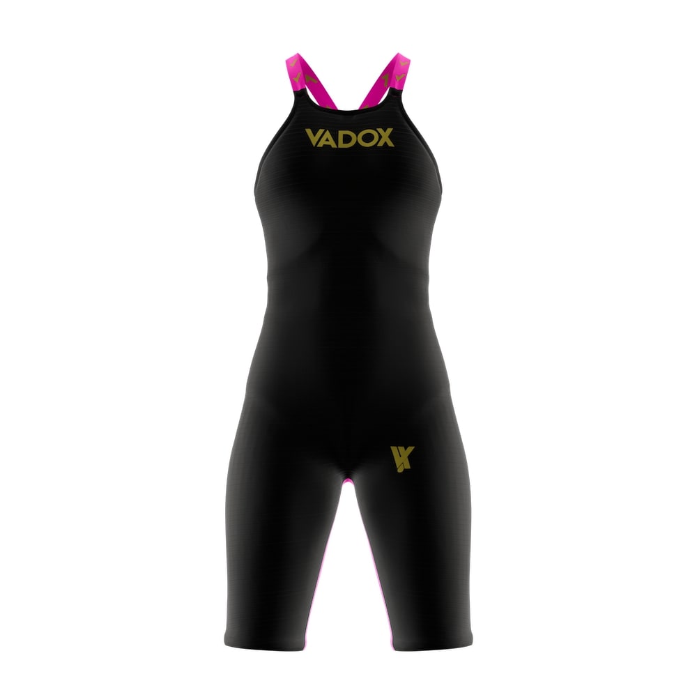 Vadox Bañador Competición Mujer F14 Open Back Black-Pink