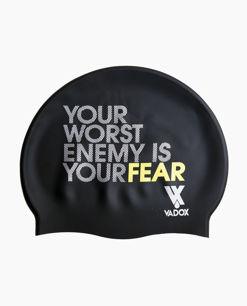 Gorro Natación Vadox Your Worst Enemy Is Your Fear