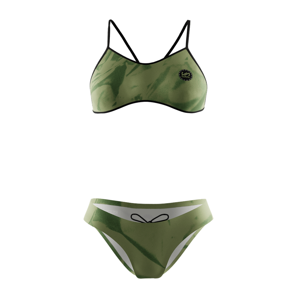 Bikini Natación Mujer Tirante Estrecho KAKY DYE