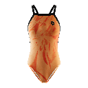 Bañador de Mujer Tirante Estrecho ORANGE DYE