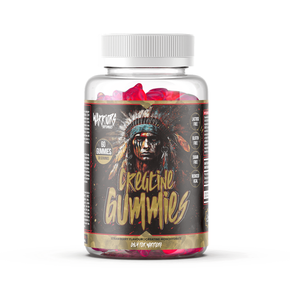 WARRIORS CREATINE GUMMIES STRAWBERRY 60 GUMMIES
