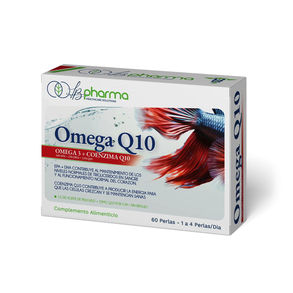 LB PHARMA OMEGA 3 Q10 60 PERLAS