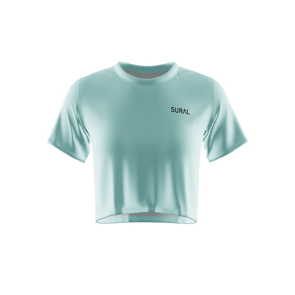 Camiseta Crop Top Manga corta Mujer XFIT CROP WOMAN JERK