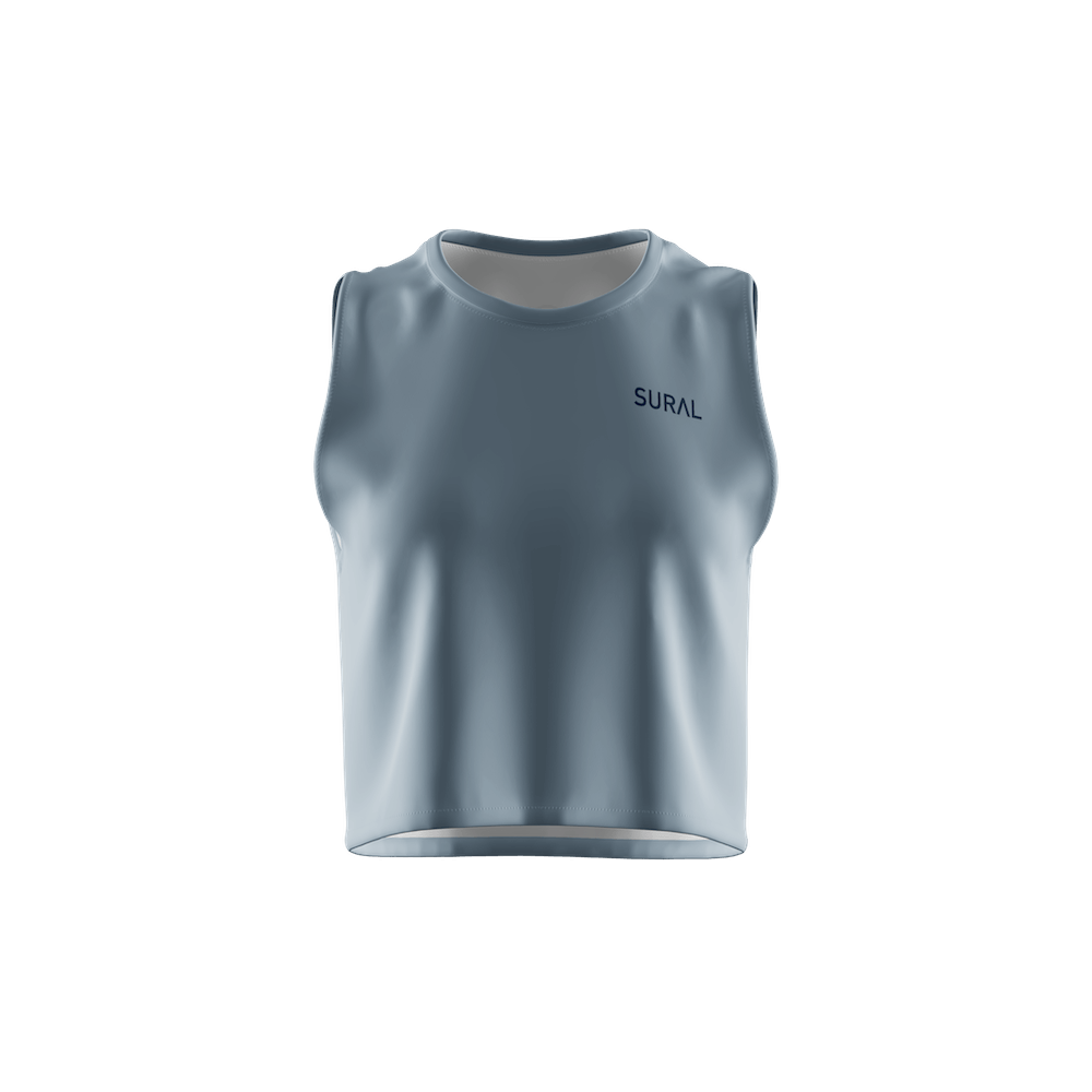 Camiseta Crop Top Sin Mangas Mujer XFIT TOP STRONG IS FUNCTIONAL