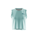 Camiseta Crop Top Sin Mangas Mujer XFIT TOP ENGINE