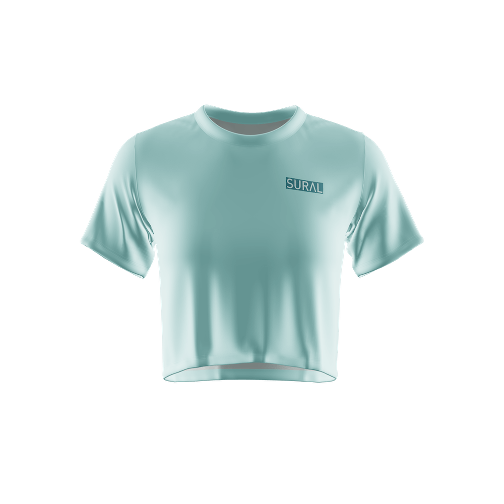 Camiseta Crop Top Manga corta Mujer XFIT CROP WOMAN ENGINE