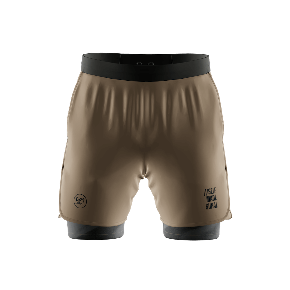 Pantalón Corto Hombre 9" + Malla Lycra + 3 Bolsillos Functional CLEAN