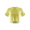 Camiseta Crop Top Manga corta Mujer XFIT CROP SURAL - ATHLETE