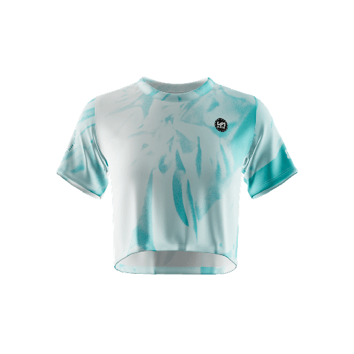 [XT-752] Camiseta Crop Manga corta Mujer XFIT CROP