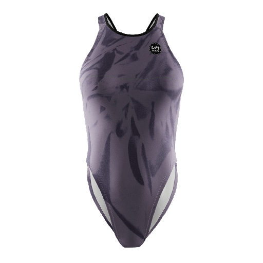 Bañador Natación Mujer Tirante Ancho MAUVE DYE