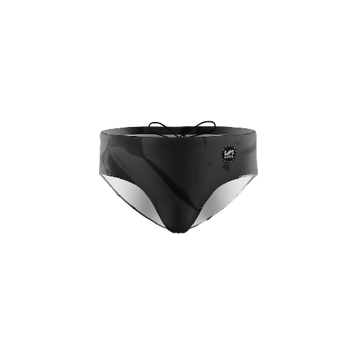 [SW-362] Slip Natación Hombre 10 cm BLACK DYE