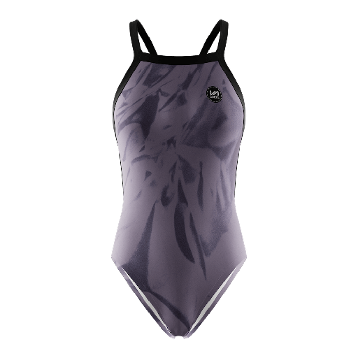 [SW2267] Bañador de Mujer Tirante Estrecho MAUVE DYE