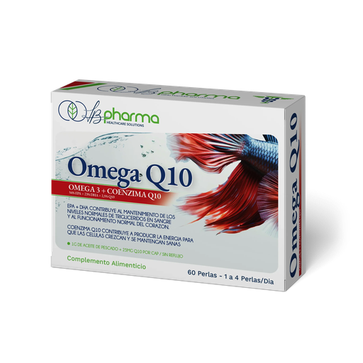 [LB-12] LB PHARMA OMEGA 3 Q10 60 PERLAS